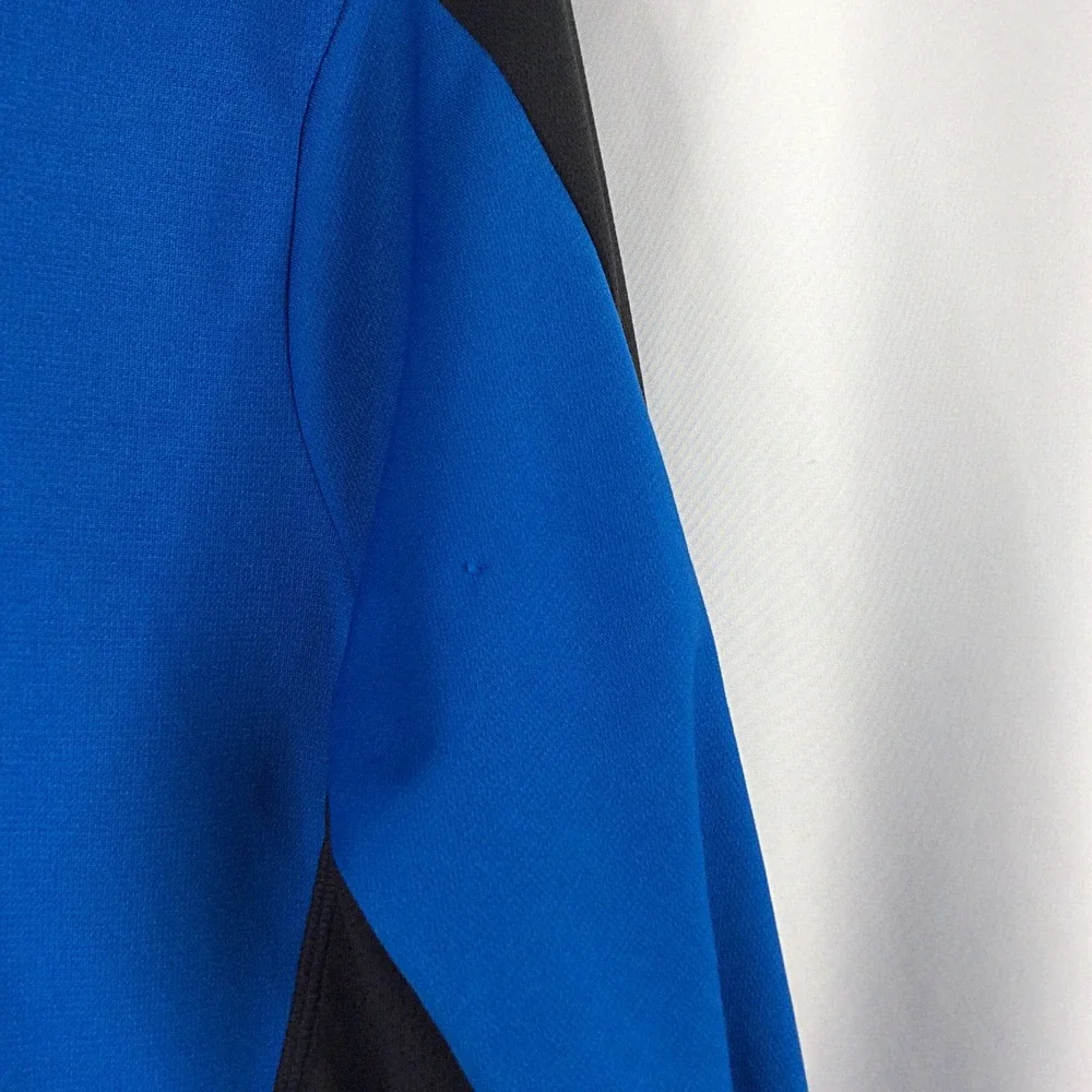 Bontrager Starvos Long Sleeve Jersey Size Large Blue Full Zip Cycling Biking